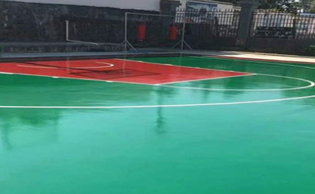 陕西篮球场翻新地面